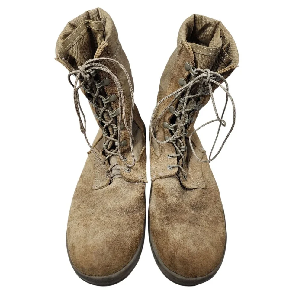 Belleville Boots Sz 13 W AHWC Vibram‎ Military Combat Coyote 18-D-1001